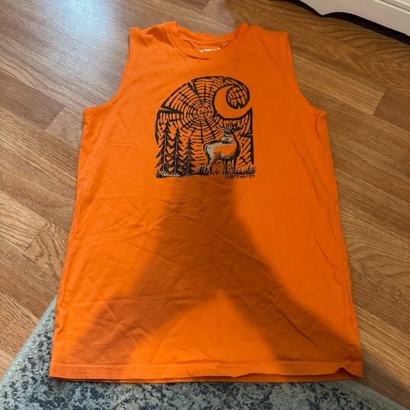 Carhartt Large Orange Tank Top - Picture 1 of 4